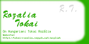 rozalia tokai business card